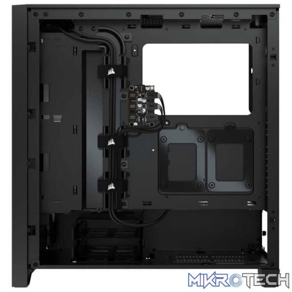 Corsair Carbide series 4000X RGB all black ATX Chassis with front+side dual Tempered glass side panel - Image 4